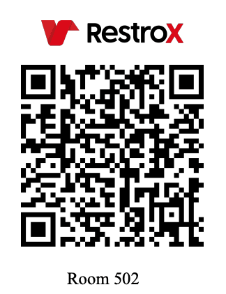 Digital QR code menu for contactless ordering